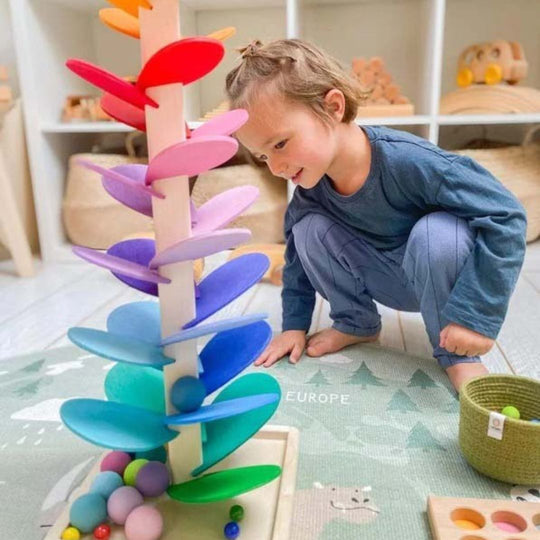 Educatief Speelgoed voor Kinderen - Montessori Knikkerboom 2