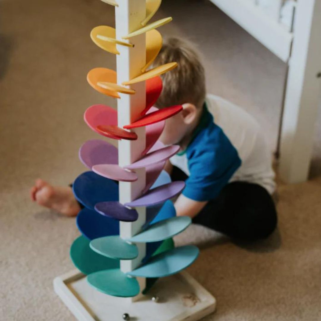 Educatief Speelgoed voor Kinderen - Montessori Knikkerboom 4