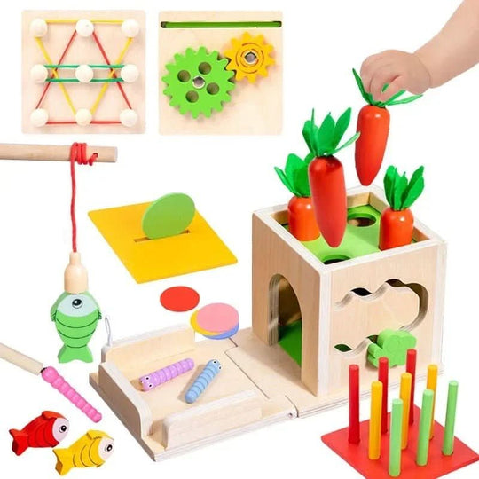 Educatief Speelgoeddoos Voor Baby's Met 8 Activiteiten - Speelgoed 1 Jaar Educatief 3