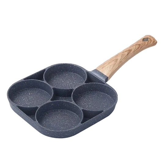 Eierpan voor 4 Porties met Antiaanbaklaag en Ergonomisch Handvat 6