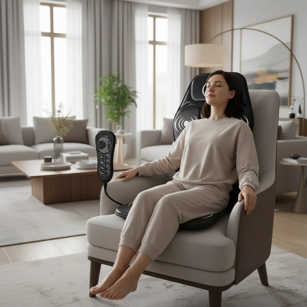 Elektrisch Rugmassagekussen met Warmtefunctie 0