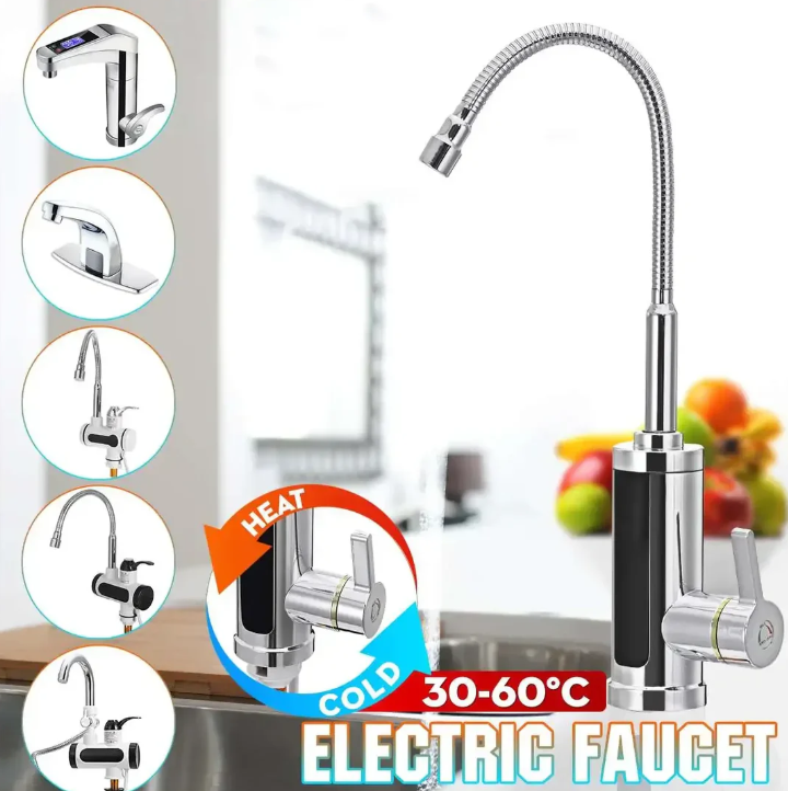 Elektrische Warmwaterkraan 3000W voor Keuken 2