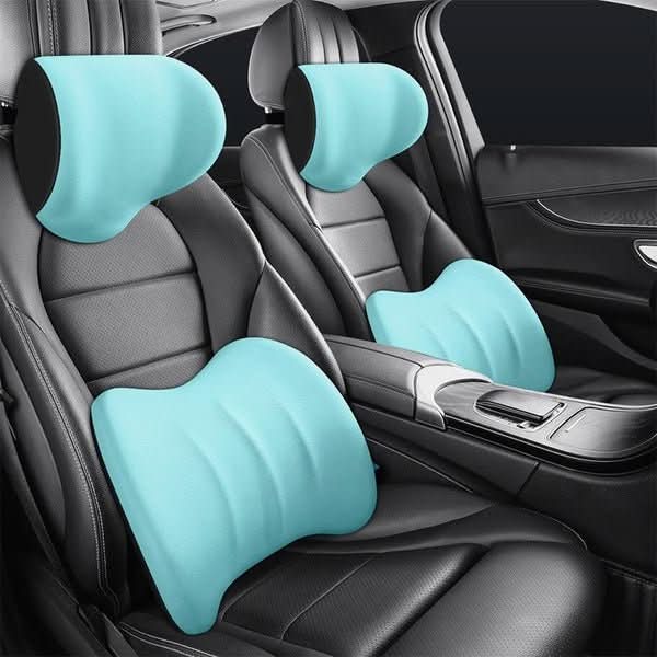 Ergonomisch Kussen Set voor Nek- en Rugondersteuning tijdens Kantoor, Auto en Gaming 3