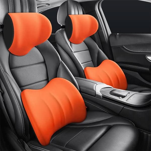 Ergonomisch Kussen Set voor Nek- en Rugondersteuning tijdens Kantoor, Auto en Gaming 6