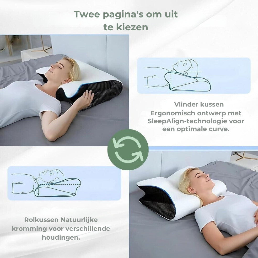 Ergonomisch Nekkussen Contourvorm voor Comfortabel Slapen 5
