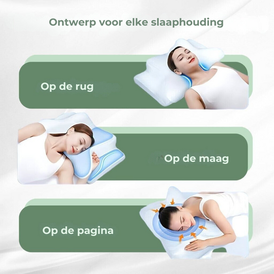 Ergonomisch Nekkussen Contourvorm voor Comfortabel Slapen 6
