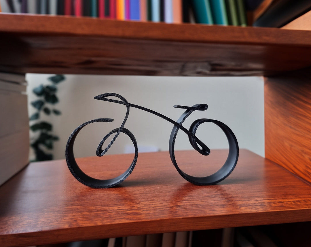Fiets Sculptuur Minimalistisch Design Draadframe Decoratie 0