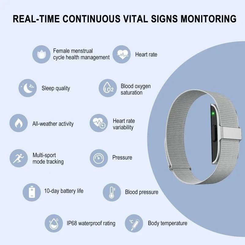 Fitness Tracker voor Actieve Levensstijl met Hartslag- en O2-Meting 7