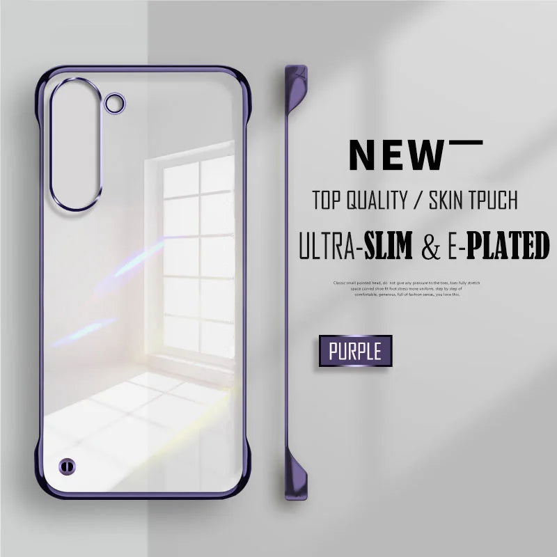 Frameloos Telefoonhoesje Voor Samsung S25 S24 S23 Transparant Design 0