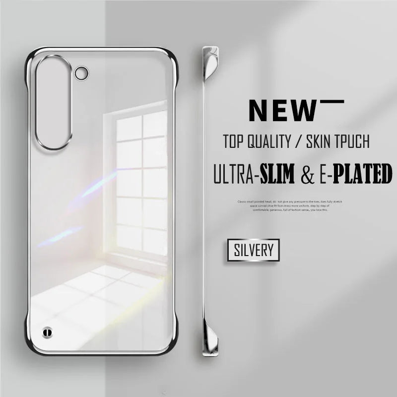 Frameloos Telefoonhoesje Voor Samsung S25 S24 S23 Transparant Design 1