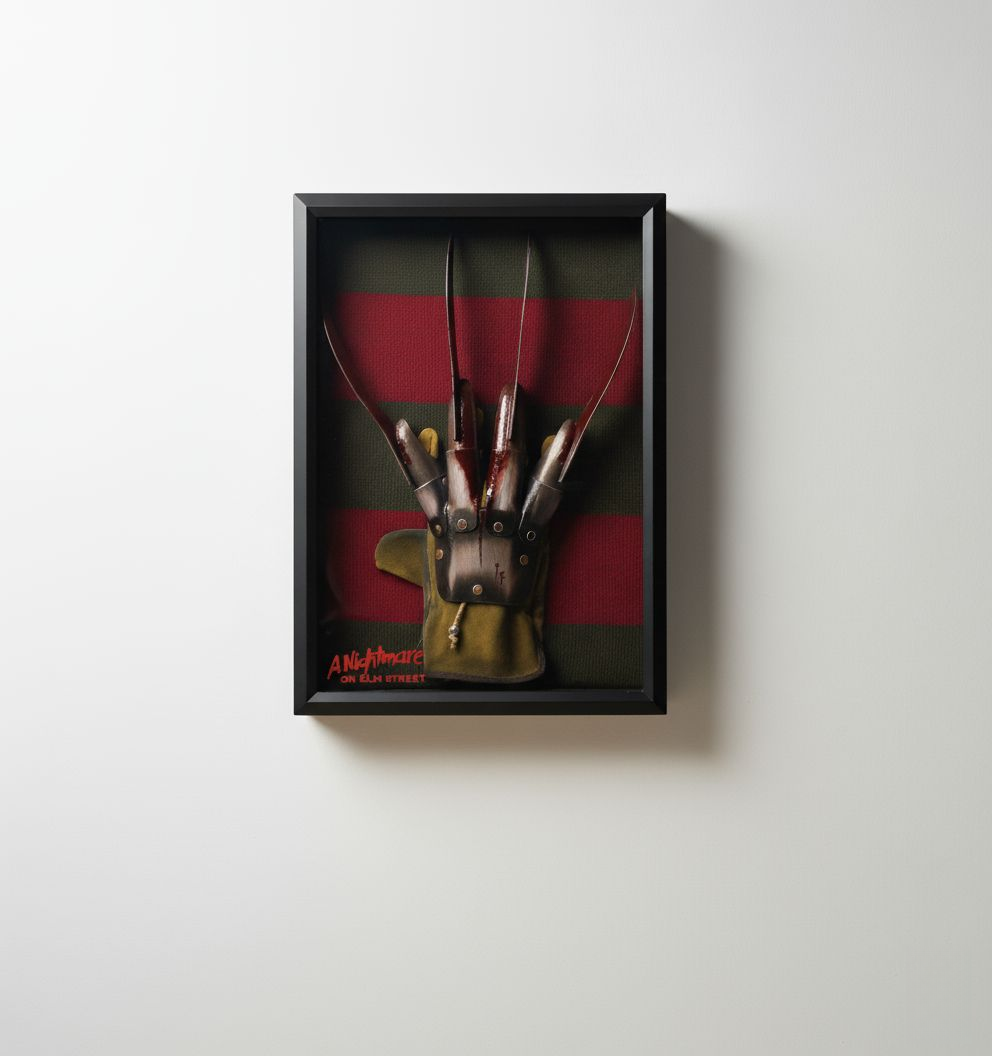 Freddy Krueger Shadow Box Display voor Horror Fans 2