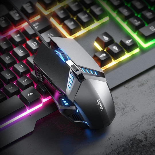 Gaming Toetsenbord en Muis Set met Verlichte Effecten 1