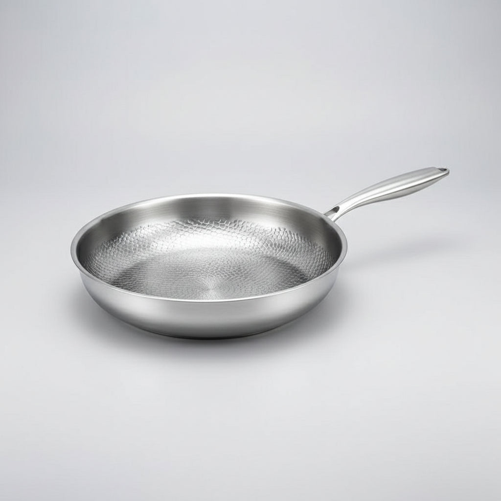 Gehamerde Koekenpan Inductie Geschikt voor Perfecte Warmteverdeling 10