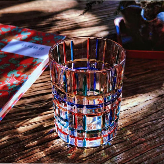Glazen Muranoglas Drinkbeker Handgeschilderd 7