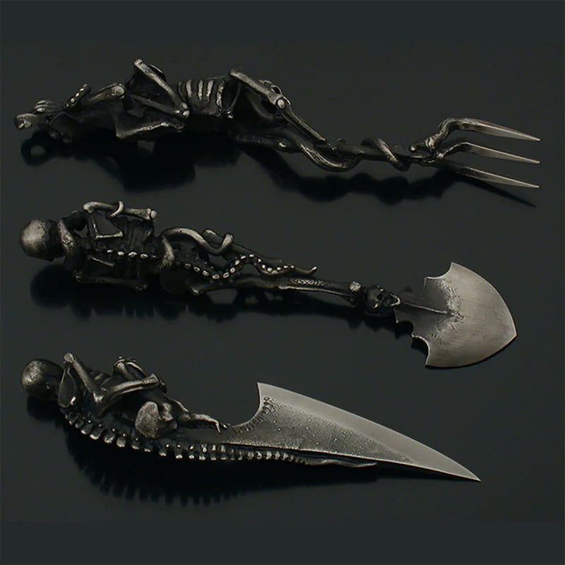 Halloween Bestekset Skelet voor Feestdagen 5