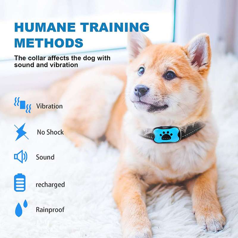 Halsband Hond Antiblaf met Trillingen en Ultrasone Technologie - Verstelbaar en Comfortabel voor Alle Hondenmaten 2