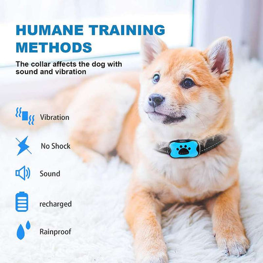 Halsband Hond Antiblaf met Trillingen en Ultrasone Technologie - Verstelbaar en Comfortabel voor Alle Hondenmaten 2