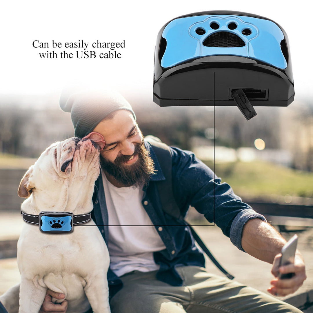 Halsband Hond Antiblaf met Trillingen en Ultrasone Technologie - Verstelbaar en Comfortabel voor Alle Hondenmaten 3