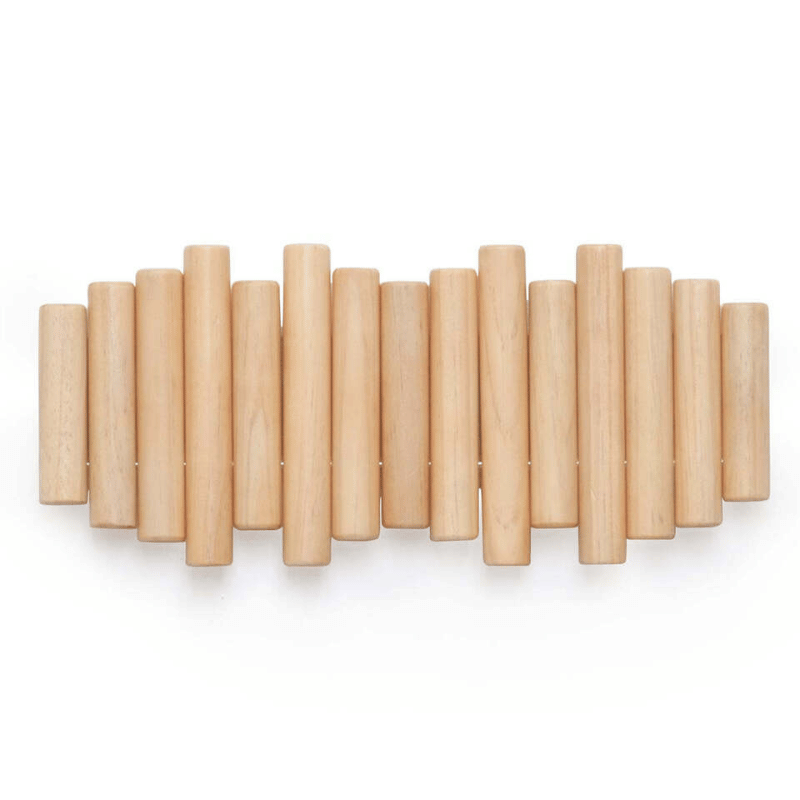 Handgemaakt Houten Kledingrek Scandinavisch Ontwerp 3