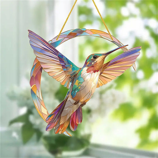 Hangende Raamdecoratie Kolibrie Prisma Lichtvanger 6