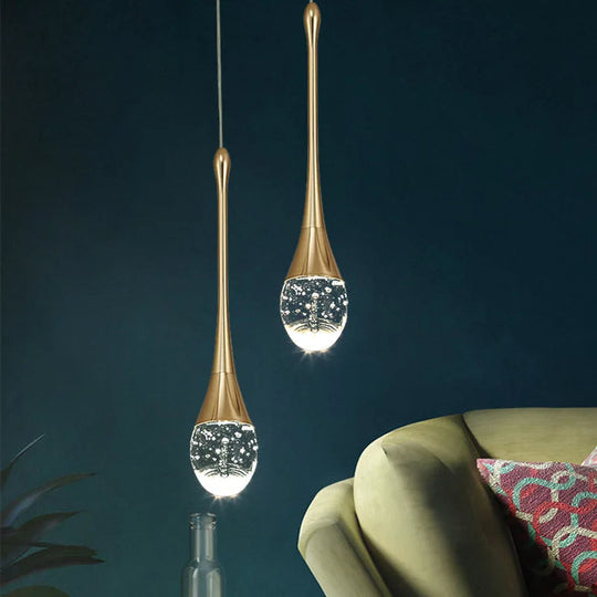 Hanglamp Druppelvormig Glas voor Eettafel en Woonkamer Lamp 3