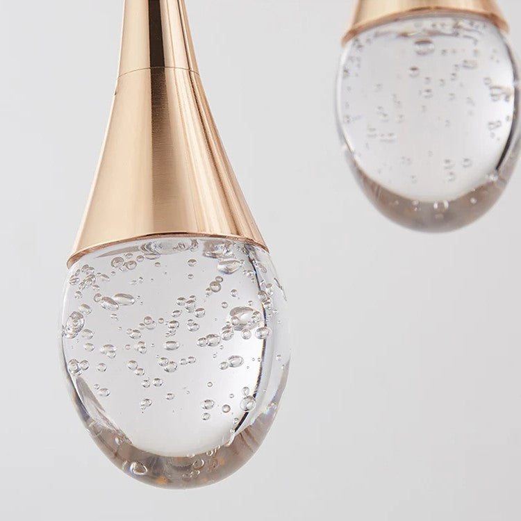 Hanglamp Druppelvormig Glas voor Eettafel en Woonkamer Lamp 4