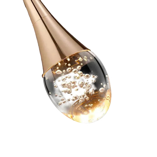 Hanglamp Druppelvormig Glas voor Eettafel en Woonkamer Lamp 5