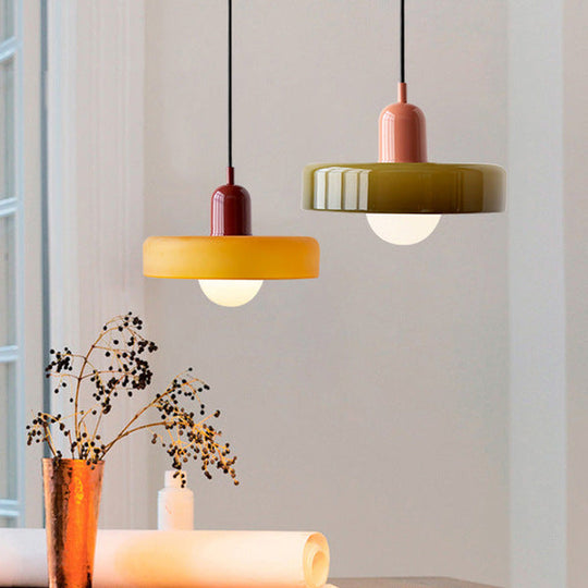 Hanglamp Gekleurd Glas Modern Design 5
