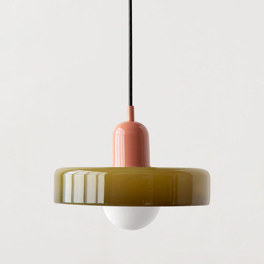 Hanglamp Gekleurd Glas Modern Design 7