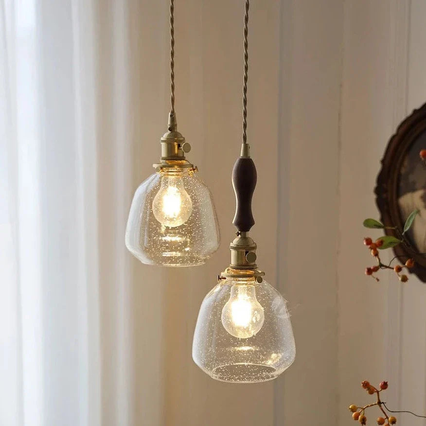 Hanglamp Vintage Stijl met Glazen Design 8