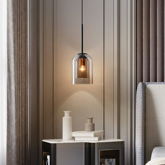 Hanglamp voor Binnen met Dubbel Glas Stijlvol Ontwerp 2