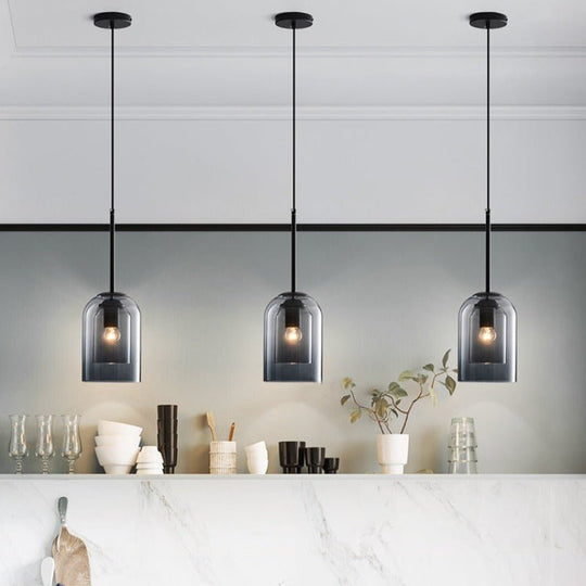 Hanglamp voor Binnen met Dubbel Glas Stijlvol Ontwerp 4