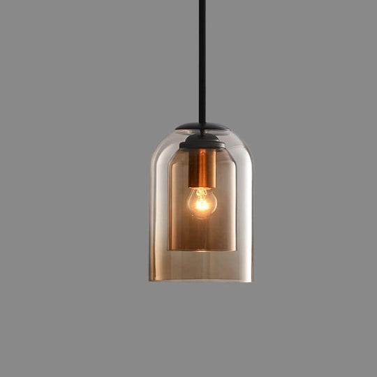 Hanglamp voor Binnen met Dubbel Glas Stijlvol Ontwerp 9