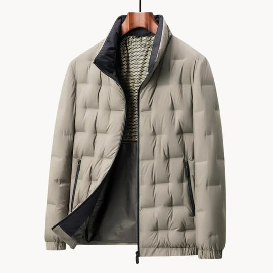 Heren All-Weather Jacket Met Minimalistisch Ontwerp 0
