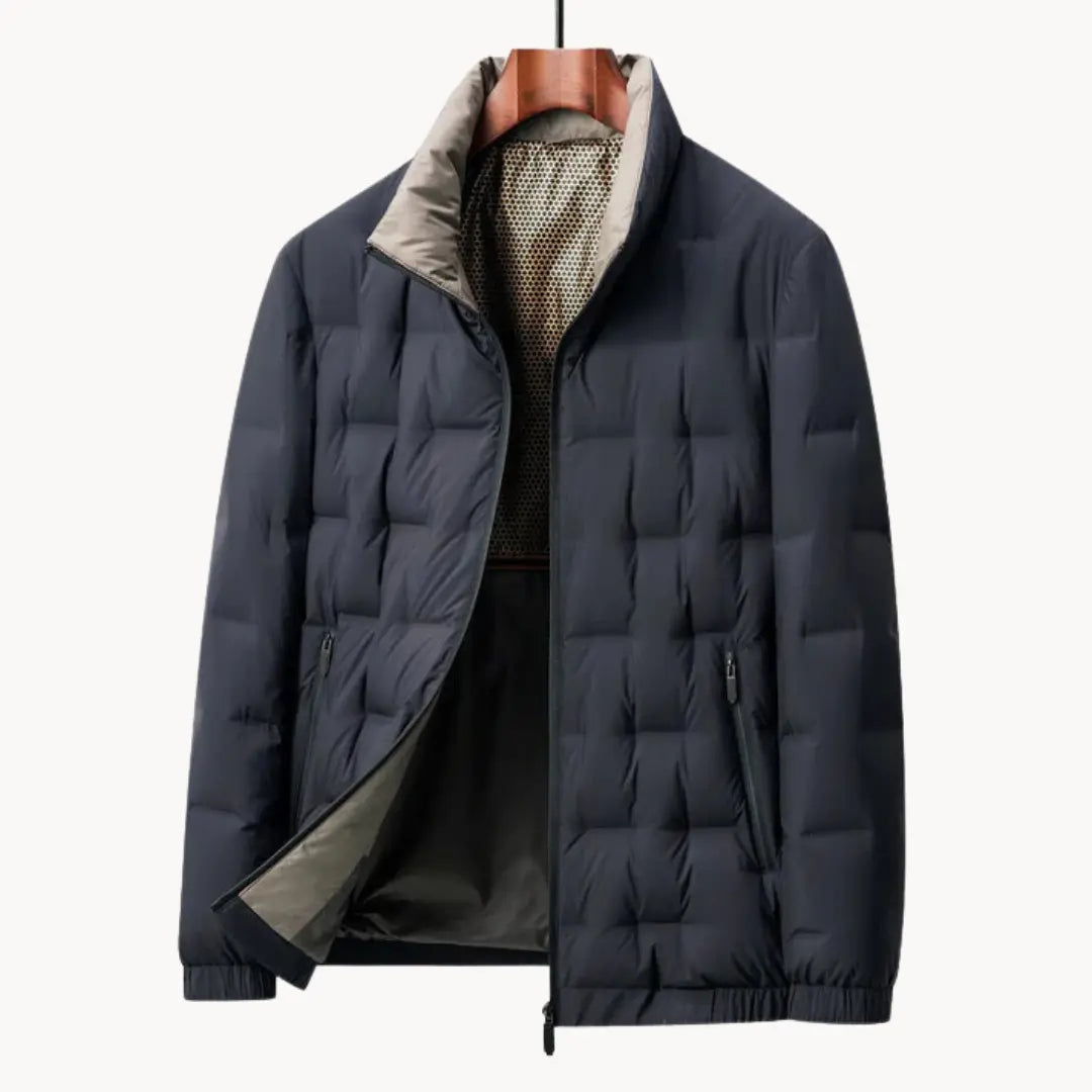Heren All-Weather Jacket Met Minimalistisch Ontwerp 10