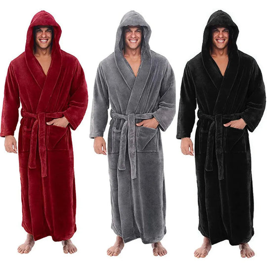 Heren Badjas met Capuchon voor Comfortabele Dagen 1
