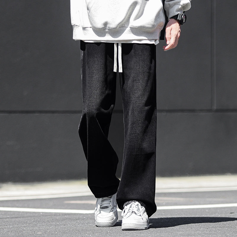 Heren Baggy Jeans met Wijde Pijpen Casual Stijl 1
