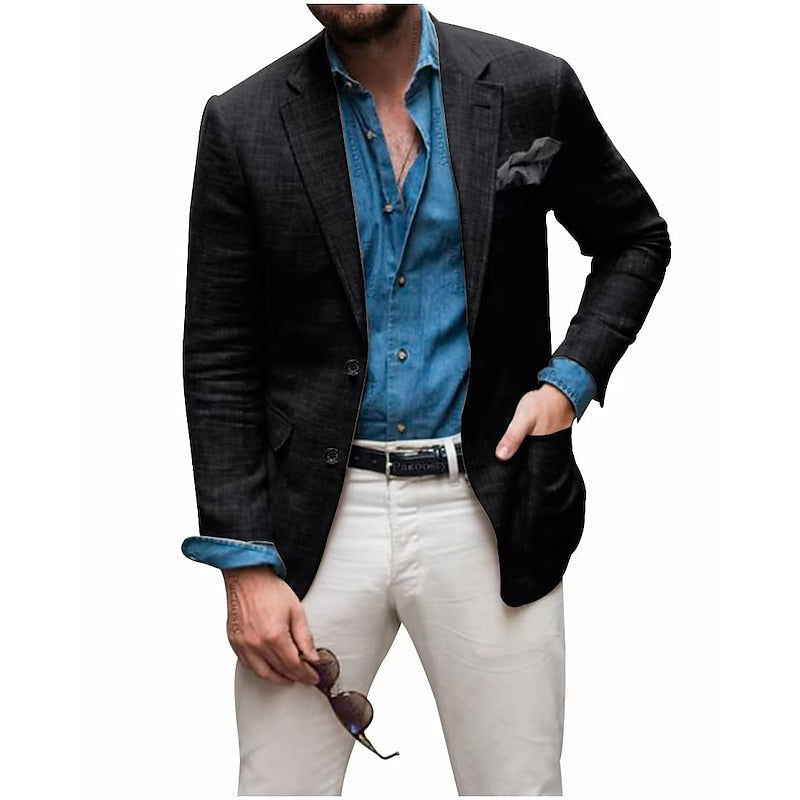 Heren Blazer Casual Stijl 8