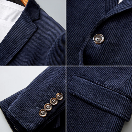 Heren Blazer Slank Met Uniek Revers 3
