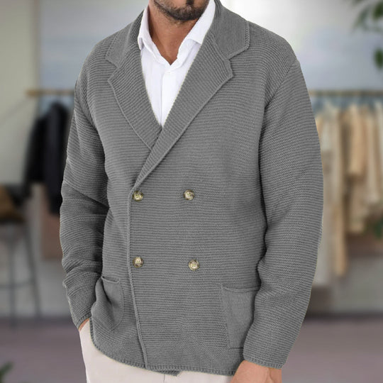 Heren Blazer Vest met Dubbele Rij Knopen 1