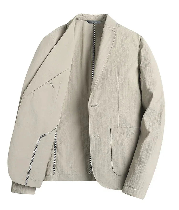 Heren Blazer van Linnen in Moderne Snit voor Formele en Casual Gelegenheden 6