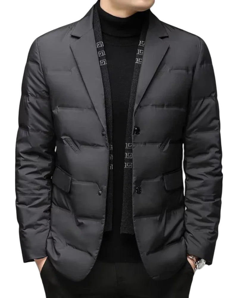 Heren Blazerjack Gewatteerd Smart Casual 0