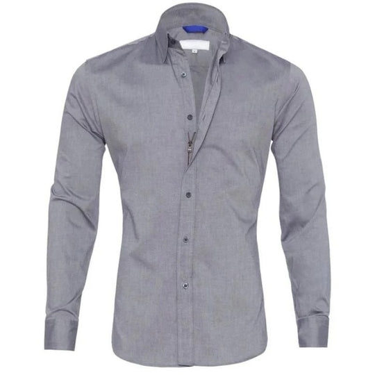 Heren Blouse Ademend Met Verborgen Rits Voor Actieve Dagen 10