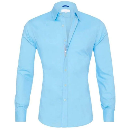 Heren Blouse Ademend Met Verborgen Rits Voor Actieve Dagen 11
