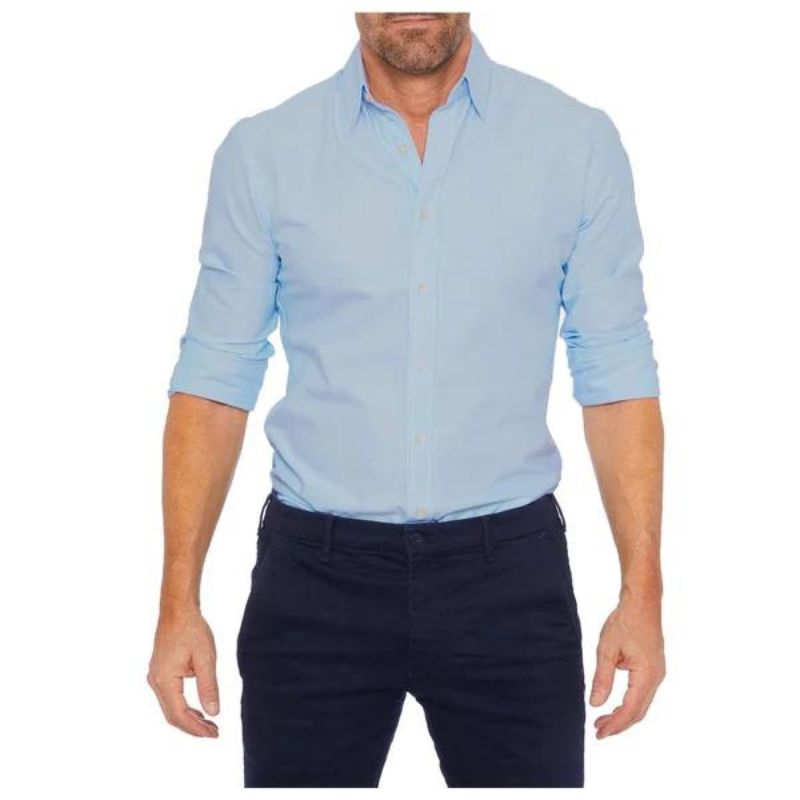 Heren Blouse Ademend Met Verborgen Rits Voor Actieve Dagen 12