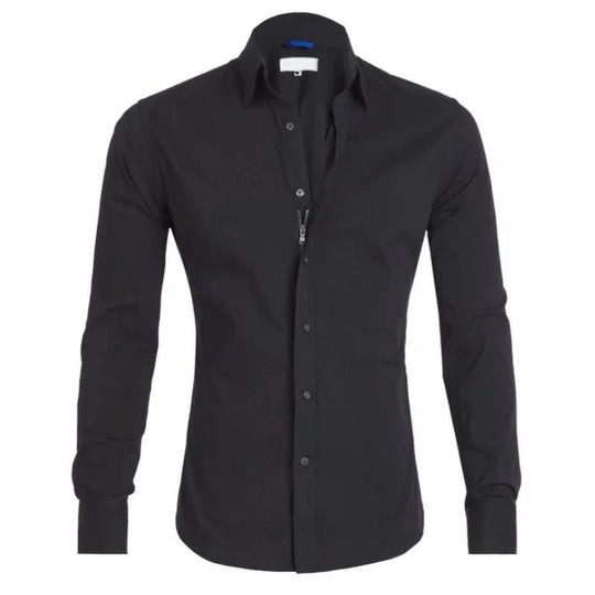 Heren Blouse Ademend Met Verborgen Rits Voor Actieve Dagen 8