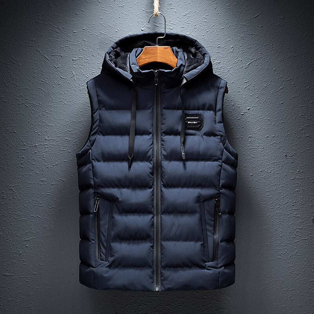 Heren Bodywarmer Modern Zwart Met Praktische Zakken 2