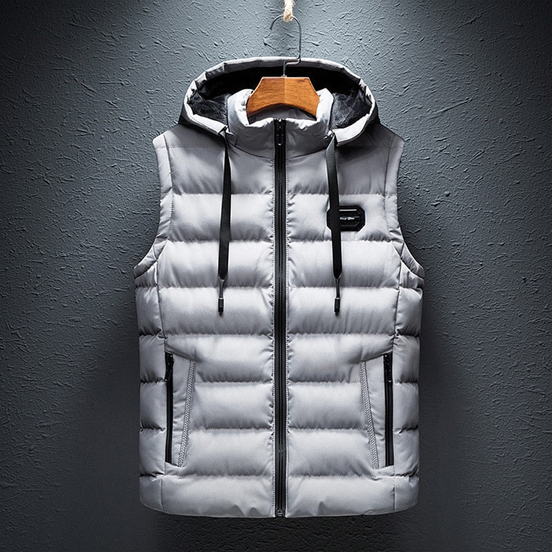 Heren Bodywarmer Modern Zwart Met Praktische Zakken 3