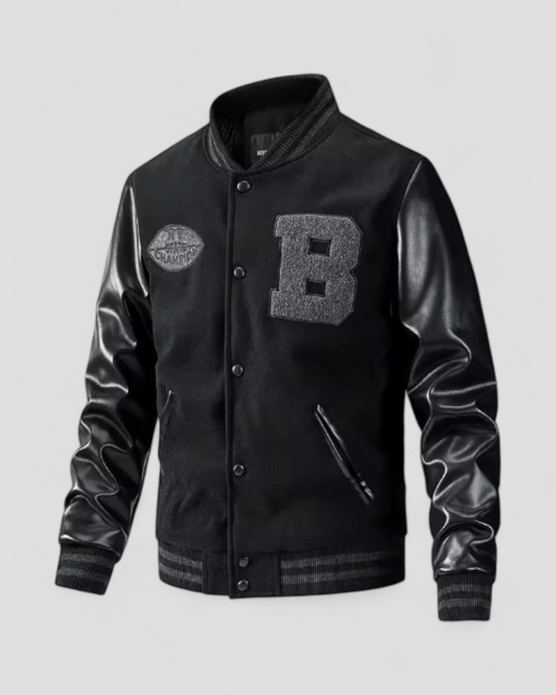 Heren Bomberjack Casual Met Sportieve Streetwear Flair 1