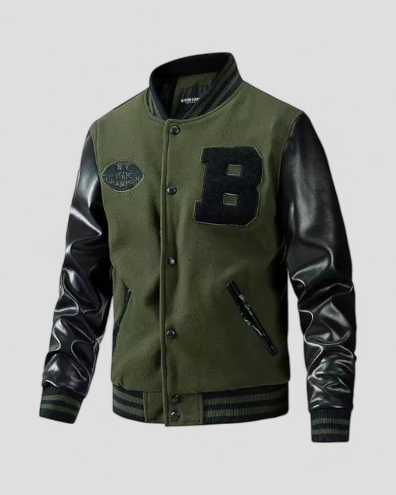 Heren Bomberjack Casual Met Sportieve Streetwear Flair 3